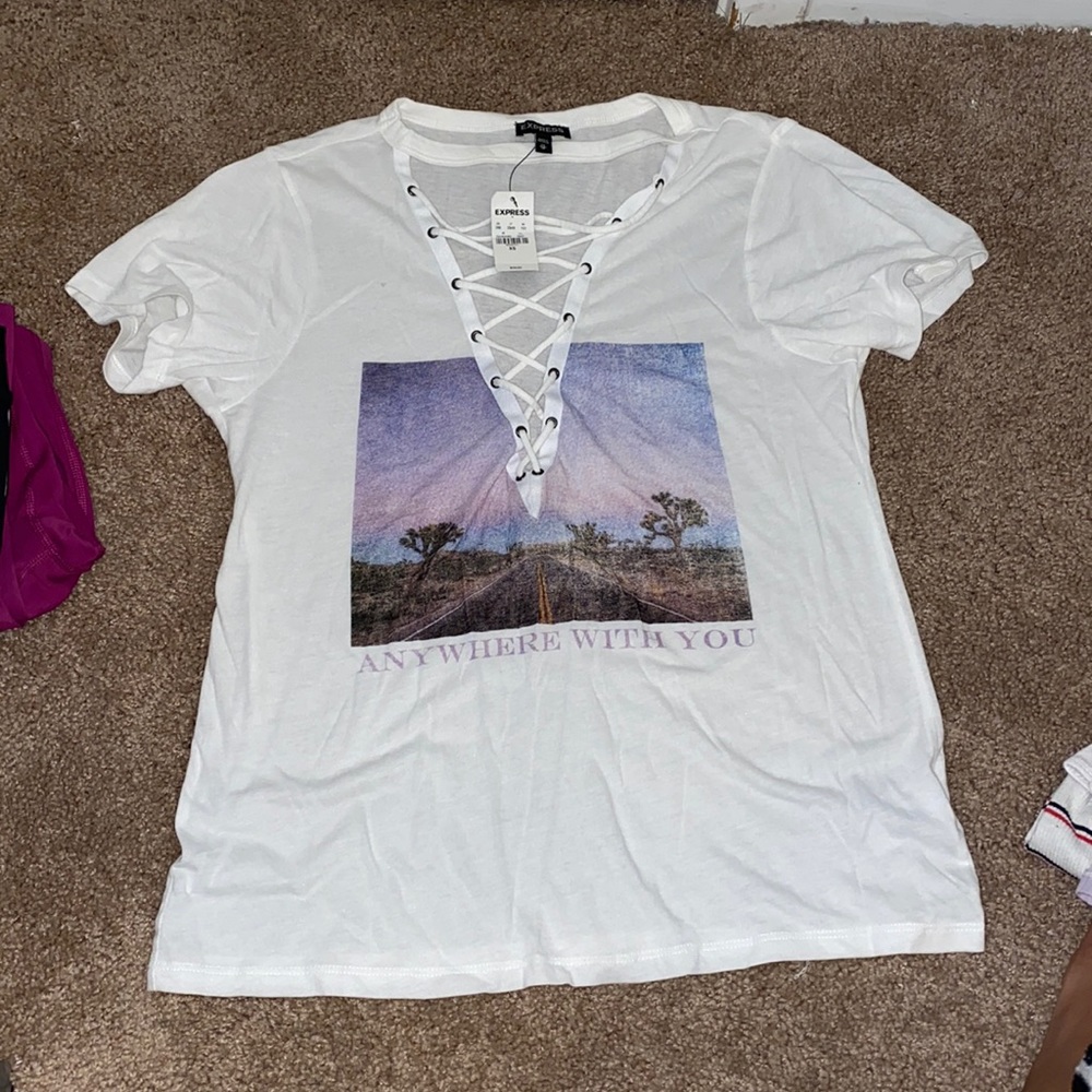 Anywhere with you tee